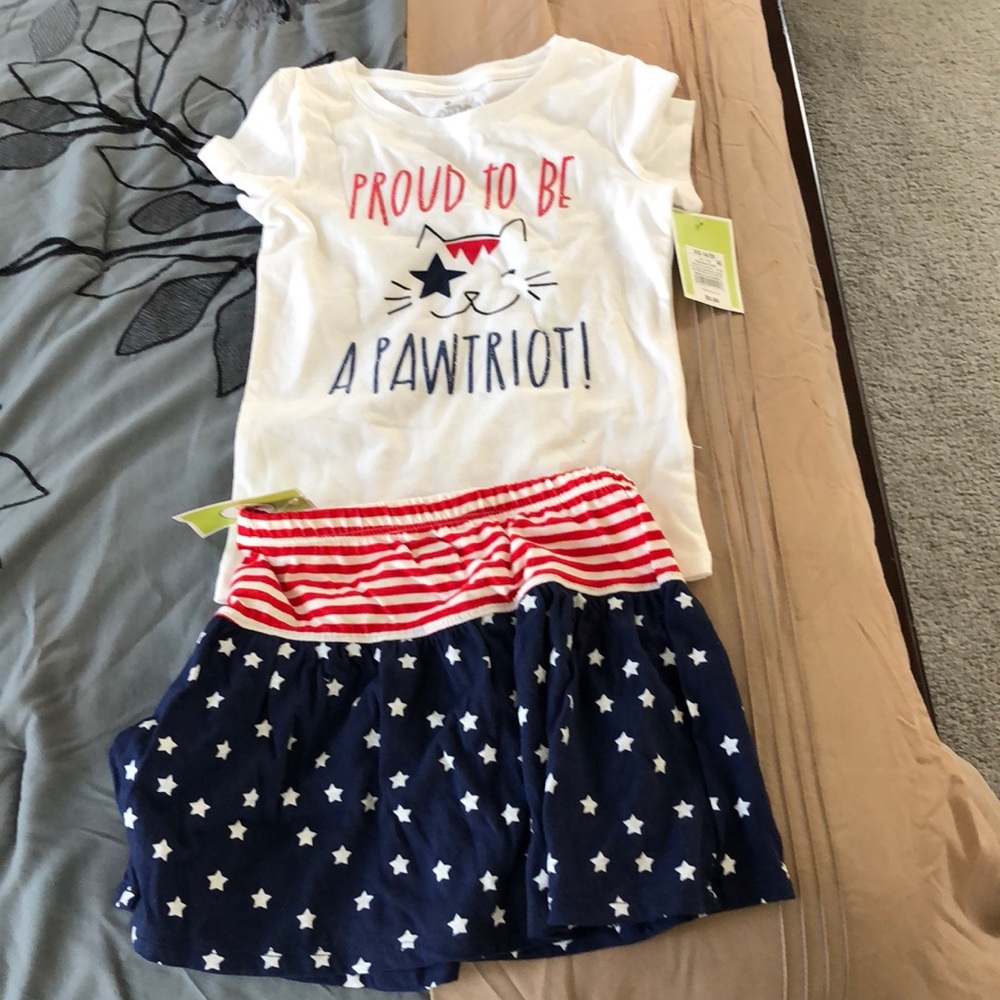 Girls Fourth of July outfit